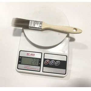 PEX - Juego <span class=keywords><strong>de</strong></span> 5 pinceles <span class=keywords><strong>de</strong></span> poliéster cortos para pintar, con ángulo inclinado, para bricolaje en el hogar y pintar paredes - Product Image 2