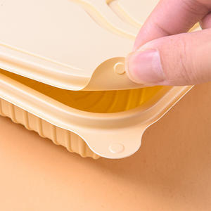 Boîte à lunch compartimentée pour enfants avec surface douce au toucher et coins arrondis pour l'école - Product Image 5