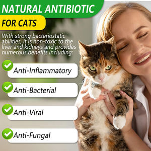 Gouttes naturelles antibactériennes pour chats, anti-inflammatoires, antibactériennes, antivirales, antifongiques, complément alimentaire pour chats, directement de l'usine - Product Image 4
