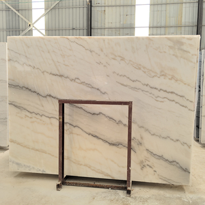 Marches d'escalier en marbre blanc Sactransstone, grande dalle, finition polie moderne, pour villa, avec garantie d'un an - Product Image 5