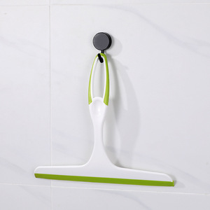 Limpiacristales de una sola cara para limpieza de superficies de vidrio con mango, opciones de color verde, azul y rojo rosa - Product Image 3