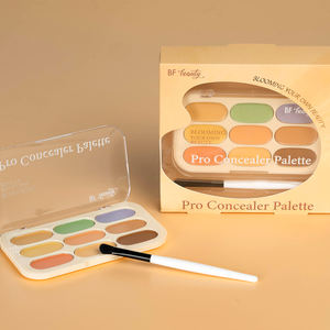 Paleta de <span class=keywords><strong>corrector</strong></span> de contorno de 9 colores de marca privada natural Paleta de <span class=keywords><strong>corrector</strong></span> profesional de seda en crema de maquillaje con el logotipo - Product Image 3