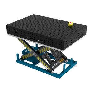 Banco de soldadura hidráulica SteelEco GPPH 1,5x1mt, 8mm de espesor, agujeros de 16mm en rejilla de 50x50mm - Product Image 1