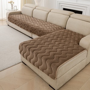 <b>Sofa</b> Cushions 145-185Cm Waves Pattern Anti Slip Seat <b>Covers</b> <b>For</b> Multiple Scenarios - Product Image 2