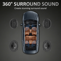 Speaker Mobil Koaksial 3 Way TS-A1397S 5 inci 13cm 320W untuk Sistem Audio Kendaraan