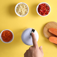 Hachoir Électronique pour Légumes, Mini Robot Culinaire Électronique, Accessoires de Cuisine, Hachoir à Légumes et Salades, Râpes à Fruits
