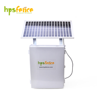 4.8J Hoge Vermogen Zonne-energie Elektrische Omheining Energizer IPX6 Waterdichte Elektrische Omheining Oplader voor Vee Paard Veeteelt Boerderij Bescherming