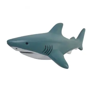 Multi Color Reliever Fidget Toys Shark Shape Stress Ball Personalize Customization Stress Ball