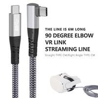 Cable de datos para Oculus Quest 2, Cable de 20 pies y 6M de largo, USB 3,2 Gen1 tipo C a USB tipo C VR, Pico 4