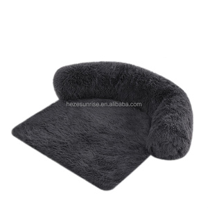Gemütliches Luxus-Hundebett für Welpen und Große Hunde, Ganzjährig Nutzbar, Pfotenform, Rechteckiges Design, Langes Plüsch-Kissen, Heizbar, Abnehmbar und Waschbar - Product Image 5