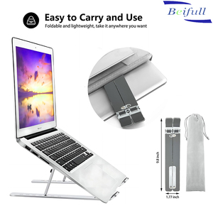 <span class=keywords><strong>Supporto</strong></span> portatile in alluminio regolabile per computer portatile macbook pr con <span class=keywords><strong>supporto</strong></span> per notebook da 10 a 18 pollici <span class=keywords><strong>PC</strong></span> - Product Image 4