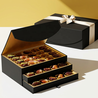 Boîtes de Baklava Eid Mubarak, Emballage Cadeau de Mariage, Barres de Chocolat et Dattes, Boîte Cadeau de Dubaï, Emballage de Pâtisserie Ramadan