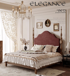 <span class=keywords><strong>Letto</strong></span> in Legno Massello Stile Colonna Romana Medievale - <span class=keywords><strong>Letto</strong></span> Matrimoniale Grande per Camera da <span class=keywords><strong>Letto</strong></span> Principale - <span class=keywords><strong>Letto</strong></span> di Lusso Retrò con Imbottitura Morbida - Product Image 2