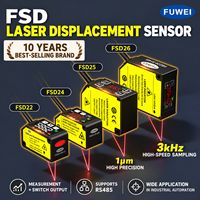 Capteur de déplacement laser linéaire Fuwei FSD24 haute précision, haute vitesse, analogique RS485