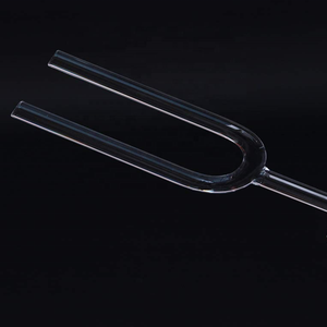 Diapason in Cristallo di Quarzo 432Hz di Alta Qualità con Finitura Bianco Latte Opaco, Purezza SiO2>99.9% per Terapia del Suono, Prodotto Premium - Product Image 6