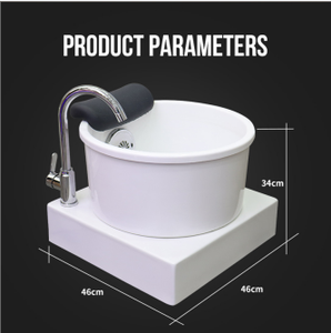 Lavabo portatile rilassante di lusso per la terapia del piede a doppia lampada per bellezza <span class=keywords><strong>e</strong></span> parrucchiere per unghie - Product Image 3