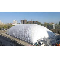 Grande Tenda a Cupola Gonfiabile in PVC/PVDF per Copertura di Stadi Sportivi, Campi da Calcio, Paddle Tennis e Pallamano
