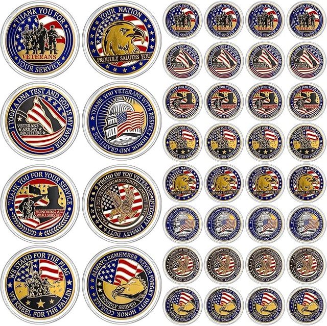 Different Pattern Design USA-Navy Veteran Coins 2D/3D Die Coins Metal Crafts Challenge Coins