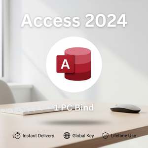 Licence numérique MS Access 2024, clé de compte liée, activation mondiale, utilisation à vie, livraison instantanée en stock, support 24h/24 et 7j/7 pour ordinateur portable - Product Image 1