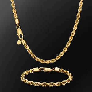Sophisticated real gold chain of the 