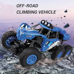 Vehículo de Control Remoto, Auto RC, Camioneta RC Todoterreno, Monster Truck RC de Alta Velocidad con Faros Delanteros, Auto de Carreras Eléctrico 4x4 - Product Image 4