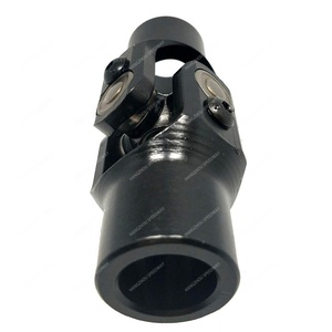 3/4 all'ingrosso "rotondo <span class=keywords><strong>X</strong></span> 3/4" liscio giunto sterzo universale nero accoppiamento albero - Product Image 5