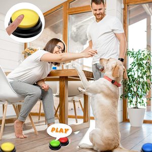 Repellente per animali domestici ricaricabile in plastica con pulsante parlante per cani e corteccia registrabili - Product Image 6