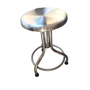 Tabouret rond en acier inoxydable Lekang, hauteur réglable, à trois pieds, pour hôpital, laboratoire, atelier - Product Image 5