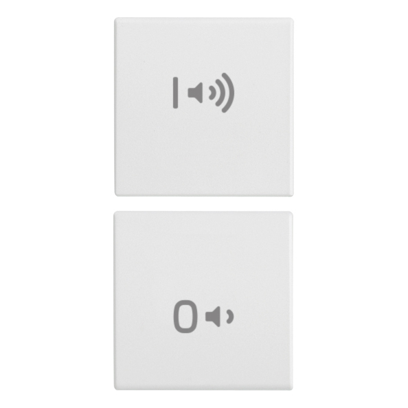 White Volume Control Wall Switch 1M On Off Button Set For Audio Systems