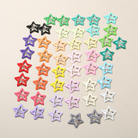 Nouvelles épingles à cheveux solides à sequins et étoiles pour filles, pinces à cheveux en alliage métallique en forme d'étoiles, accessoires pour cheveux de bébés et enfants