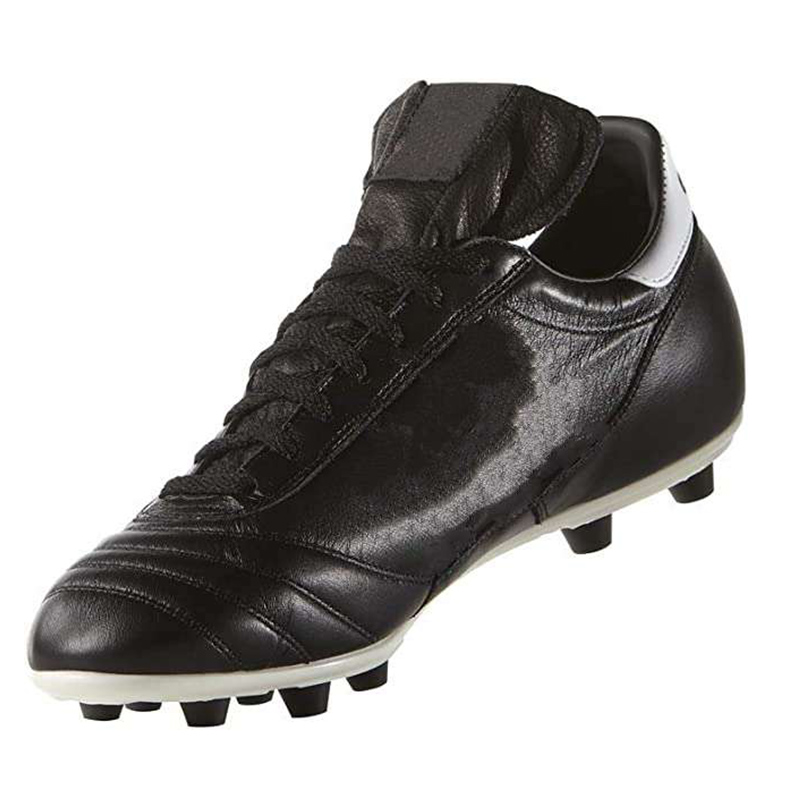 Men's High Top Soccer Cleats - Lightweight, Breathable Football Shoes With Non-Slip Rubber Sole (Black Spikes)