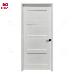 Morden su misura pannello porta bianco adescato Prehung interno Shaker porta solido nucleo in legno porta interna <span class=keywords><strong>lastra</strong></span> di porta - Product Image 3