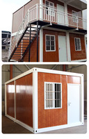 Haute qualité Chine Salle de conteneur modulaire Pack plat Préfabriqué Meublé Petite maison Maisons préfabriquées Conteneur Capsule Maison