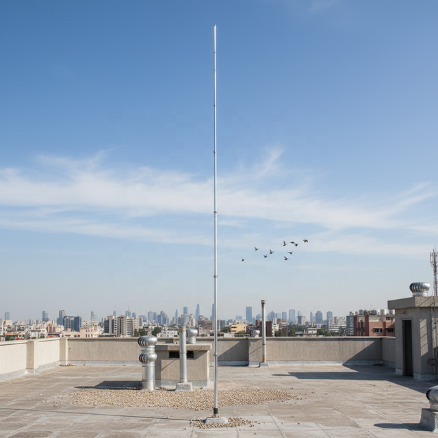 10m-25m Fiberglass Antenna Mast Manufacturer Telescopic Pole / Portable Antena Internet Satellite Pole