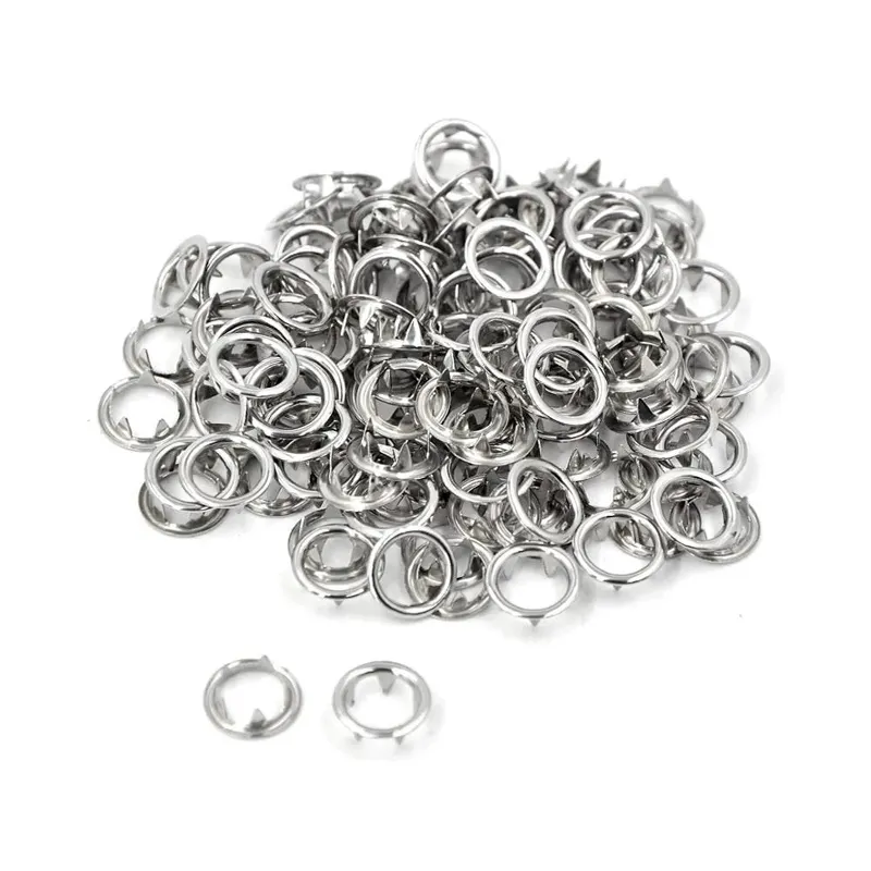 Wholesale Colorful Hollow Ring Five Prong Button 9.5mm Baby Clothing Children's Snap Metal Button