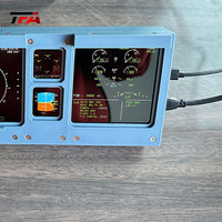 Simulador de Vuelo Airbus A320, Pantalla LCD, Equipo de Control, Panel de Vuelo Simulado Compatible con X-Plane/PMDG737/zibo737