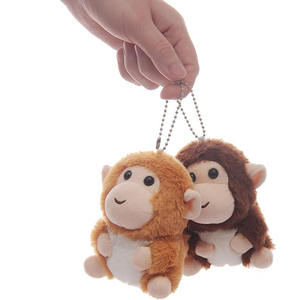 8711 Regalos Promocionales <span class=keywords><strong>Baratos</strong></span>, Llavero de Peluche de Mono, Adornos para Bolsos de Niñas, Adornos Escolares, Lindos Adornos de Dibujos Animados para Niños - Product Image 4