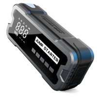 Compresseur d'air portable sans fil 2-en-1 CY53 pour gonflage de pneus 3 fois plus rapide, lumière LED, 150 PSI, prise allume-cigare pour voiture