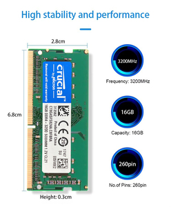 Mémoire <span class=keywords><strong>RAM</strong></span> <span class=keywords><strong>DDR4</strong></span> 4GB <span class=keywords><strong>8GB</strong></span> 16GB 32GB <span class=keywords><strong>3200mhz</strong></span> Memoria <span class=keywords><strong>ram</strong></span> PC4 25600S CL22 2Rx8 Ordinateur Portable <span class=keywords><strong>Ram</strong></span> <span class=keywords><strong>Sodimm</strong></span> Vente en Gros - Product Image 3