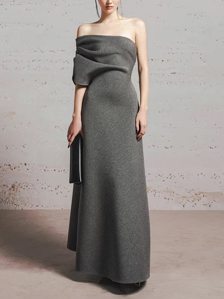 Order Online Figure Formal Gowns Dresses Luxurious Satin Fabric |  Alibaba.com