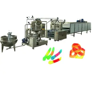 China fábrica grande bom preço gelatina gummy doces fazendo máquinas