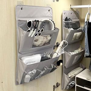 Sac de rangement en tissu multifonctionnel, nouveau design suspendu et pliable pour le rangement des vêtements dans la garde-robe et le salon - Product Image 4