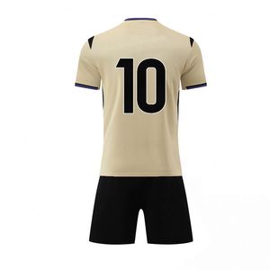 Camiseta de Visitante del Barcelona, Cuello Redondo, Estampada, Secado Rápido, Poliéster/Nailon, para Fútbol de Verano, Temporada 25/26, Manga Corta - Product Image 1