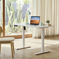 Table élévatrice moderne à moteur unique réglable en hauteur pour bureau à domicile avec pieds debout ergonomiques Nouveau design en métal pour bureau