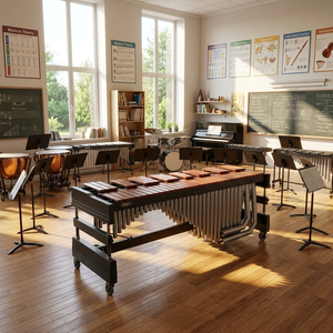 Marimba 5 octaves C2-C7 avec tube de résonance rond et planche sonore artisanale - Product Image 6