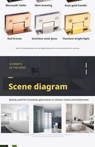 <span class=keywords><strong>Support</strong></span> <span class=keywords><strong>de</strong></span> <span class=keywords><strong>fixation</strong></span> mural en verre à 90 degrés SVA pour porte <span class=keywords><strong>de</strong></span> douche, hôtel, bureau, personnalisé en Chine - Product Image 3