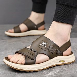 Men's Lightweight Cushioning Sports Casual Open Summer Outdoor Walking Beach Sandals Waterproof Breathable Arch <b>Support</b> Massage - Product Image 3