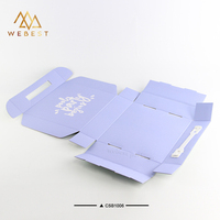 Boîtes d'expédition personnalisées Webest, boîte d'expédition sur mesure, emballage pour envoi postal, boîtes cadeaux pour cosmétiques