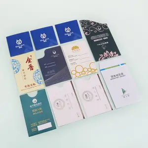 Envelope Universal Hotel Keycard Paper Holder Business Card Envelope Custom Hotel Guesthouse Room Key Card Sleeves