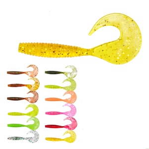 Della fabbrica del Commercio All'ingrosso A Buon Mercato di Alta Qualità di Plastica Materiale Lure 7 centimetri A Vite Senza Fine Di Richiamo Di Pesca A Vite Senza Fine - Product Image 1